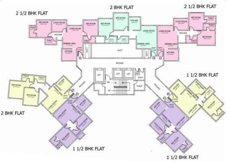 Images for Cluster Plan of Damji Shamji Shah Mahavir Universe