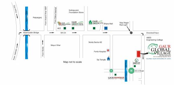 Images for Location Plan of Gaursons Gaur Global Village