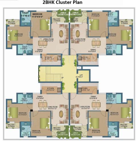 Images for Cluster Plan of Sare Homes Gurgaon Ebony Greens