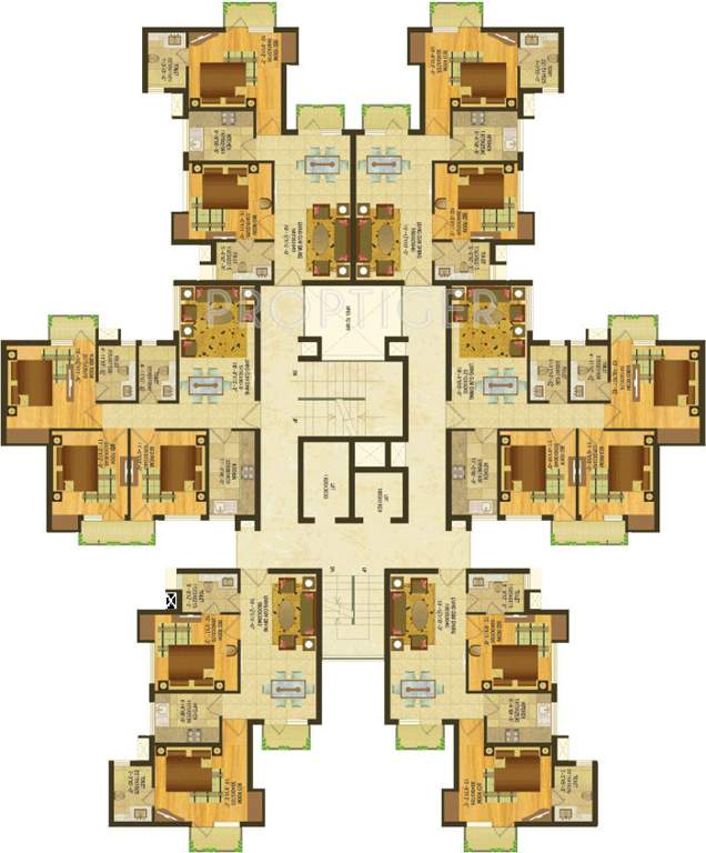 Images for Cluster Plan of Sare Homes Gurgaon Ebony Greens