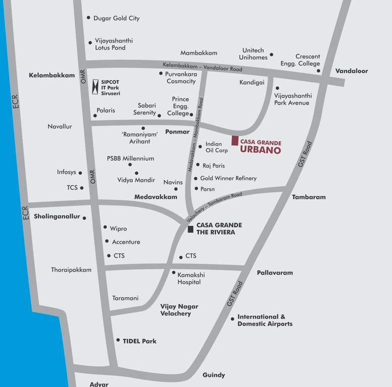 urbano Images for Location Plan of Casagrand Urbano