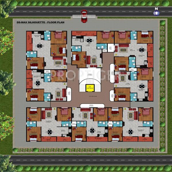 Images for Cluster Plan of DS Silhouette Images for Cluster Plan of DS Silhouette