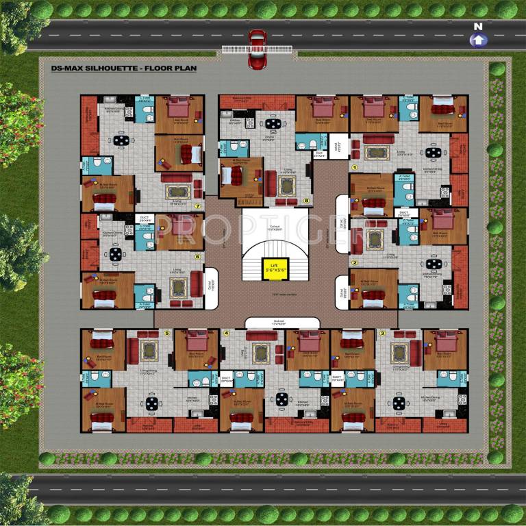 Images for Cluster Plan of DS Silhouette