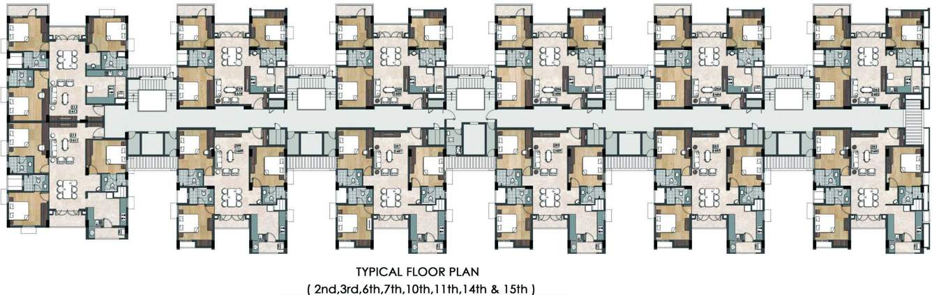 horizon residences Images for Cluster Plan of Tulive Horizon Residences