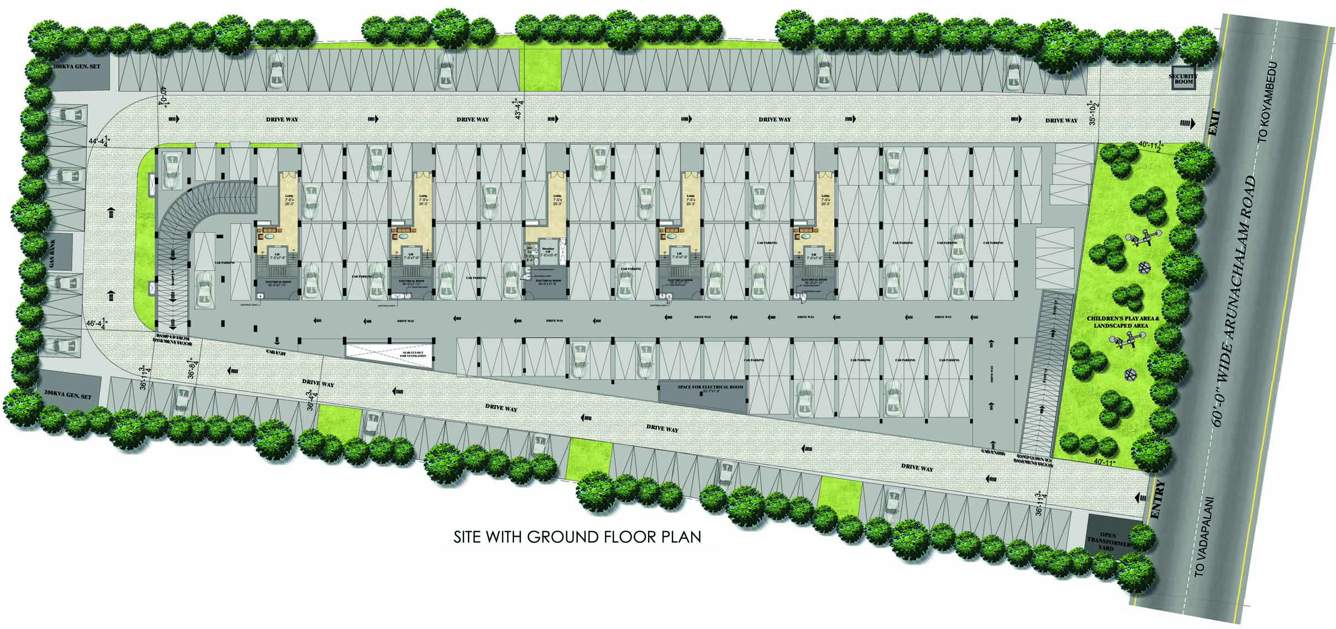  horizon residences Images for Cluster Plan of Tulive Horizon Residences