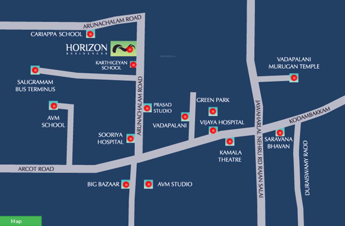  horizon residences Images for Location Plan of Tulive Developers Horizon Residences