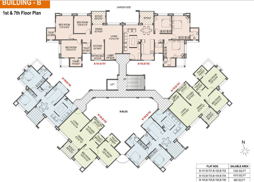 Images for Cluster Plan of Chirag Grande View 7