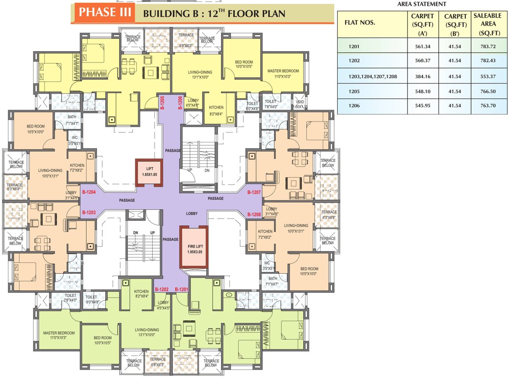Images for Cluster Plan of Chirag Grande View 7