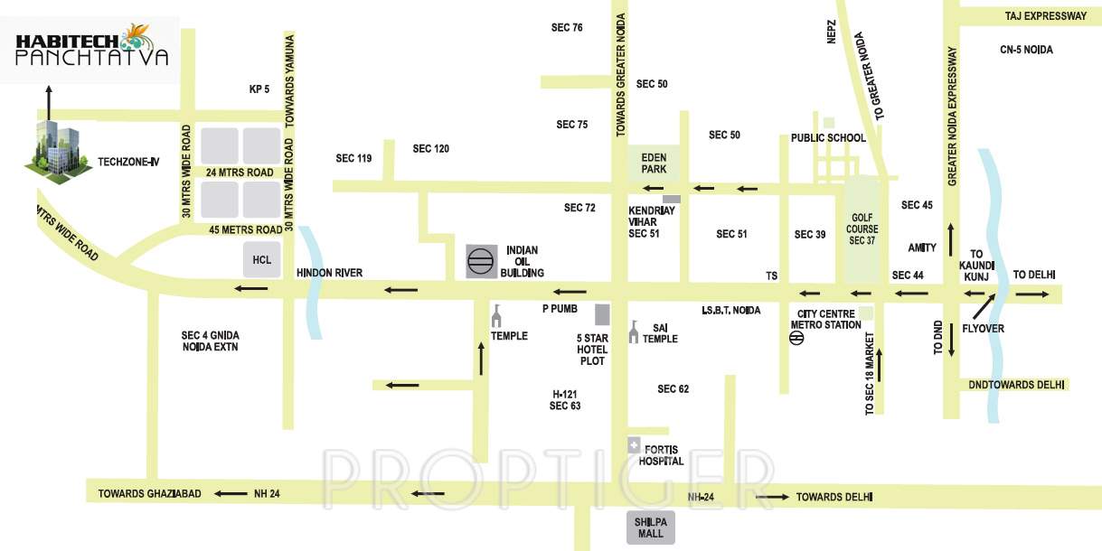  habitech panchtatva phase 1 Images for Location Plan of Habitech Panch Tatva