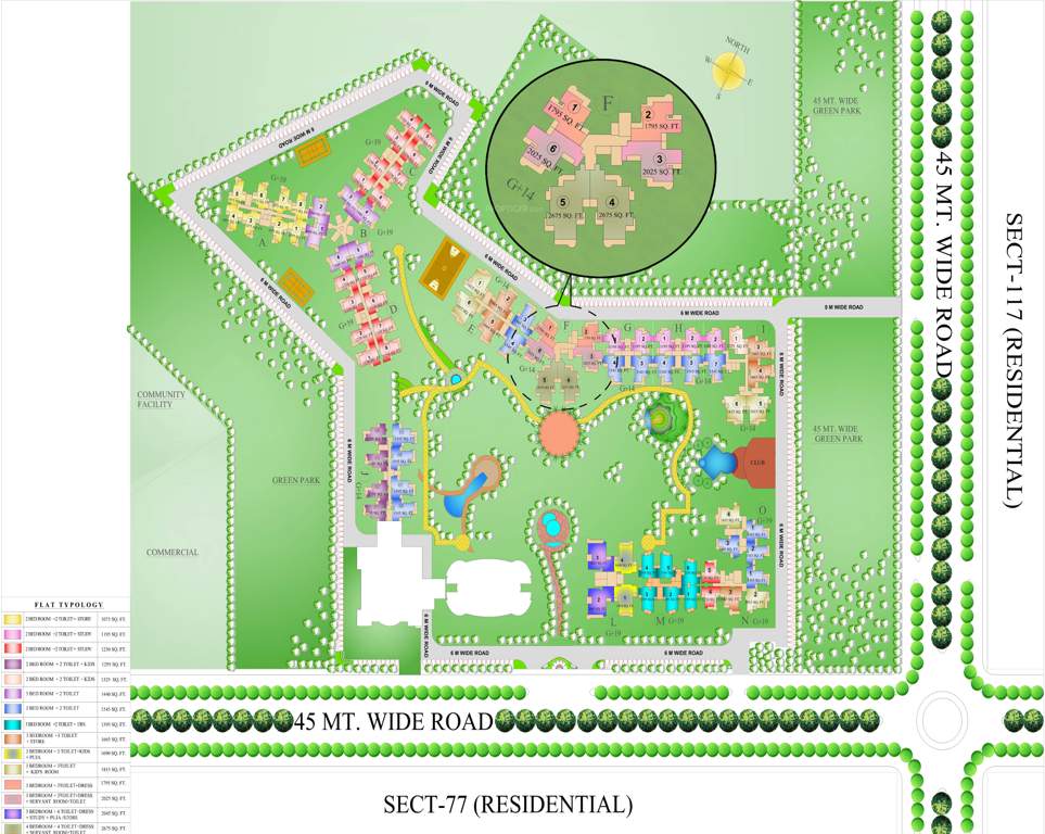  grand heritage Images for Layout Plan of Ajnara Grand Heritage