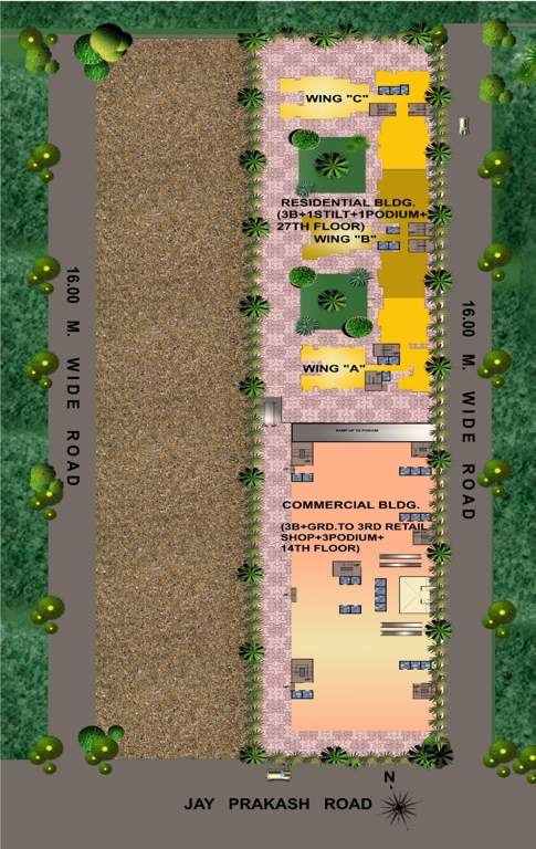  metropolis residences Images for Master Plan of HDIL Metropolis Residences