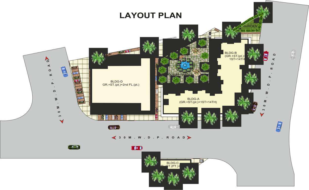  residency Images for Layout Plan of Kavya Residency