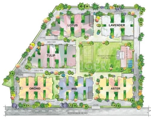 Images for Layout Plan of Sankalp Gardenia Towers Images for Layout Plan of Sankalp Gardenia Towers
