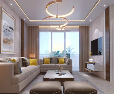  mayfair residency Living Area