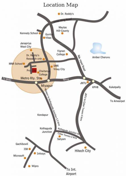 ushakiran-developer sai-srinivasam Location Plan