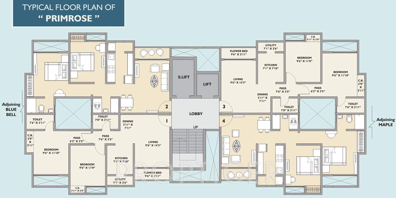  gardenia Images for Cluster Plan of Hubtown Gardenia