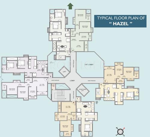  gardenia Images for Cluster Plan of Hubtown Gardenia