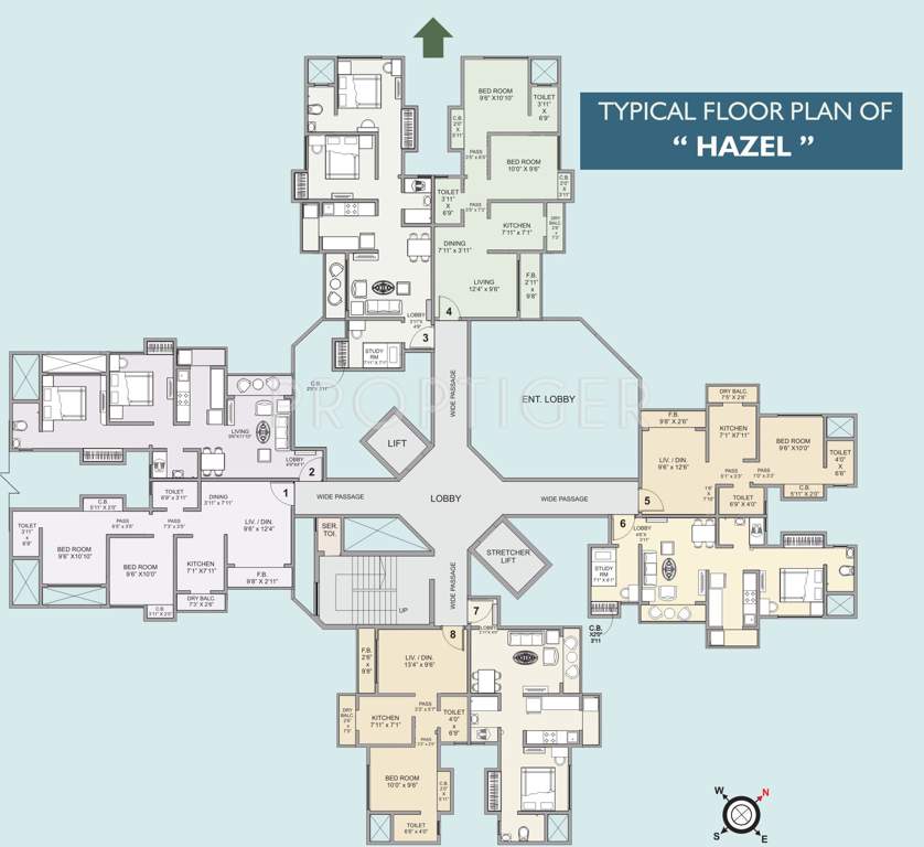  gardenia Images for Cluster Plan of Hubtown Gardenia