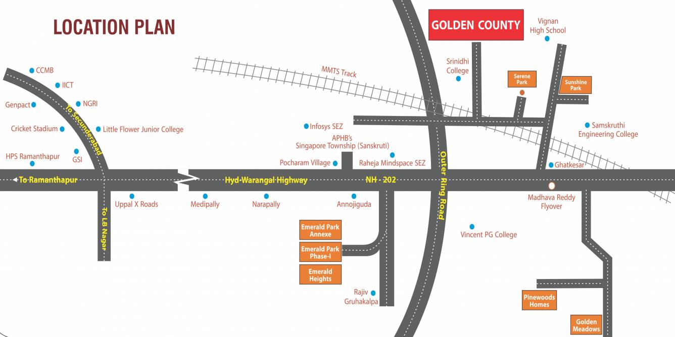 Images for Location Plan of Modi Golden County