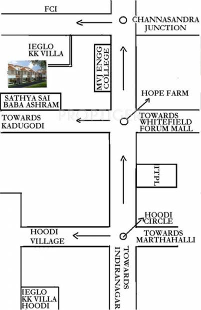 Ie Glo Developers Krishna Kuteer Location Plan