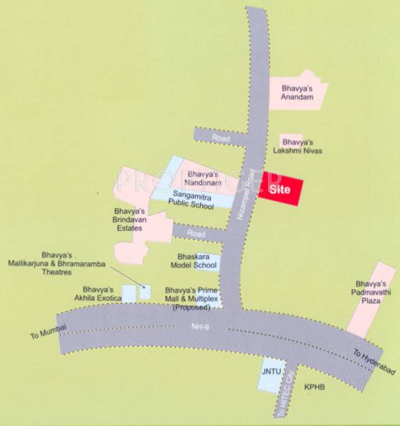 Images for Location Plan of Bhavya Srinivasam