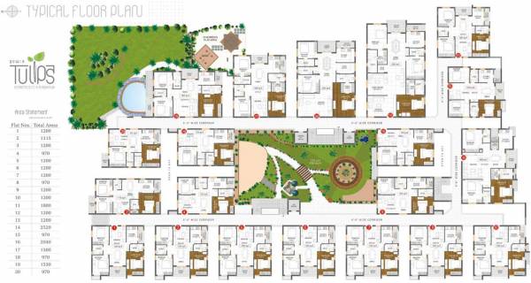 Tulips Typical Cluster Plan tulips Tulips Typical Cluster Plan
