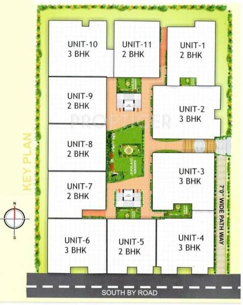 ajanta-builders arathi-nest Layout Plan