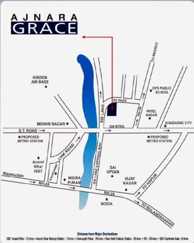  grace Images for Location Plan of Ajnara Grace