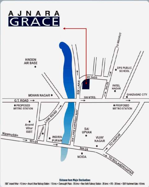 grace Images for Location Plan of Ajnara Grace