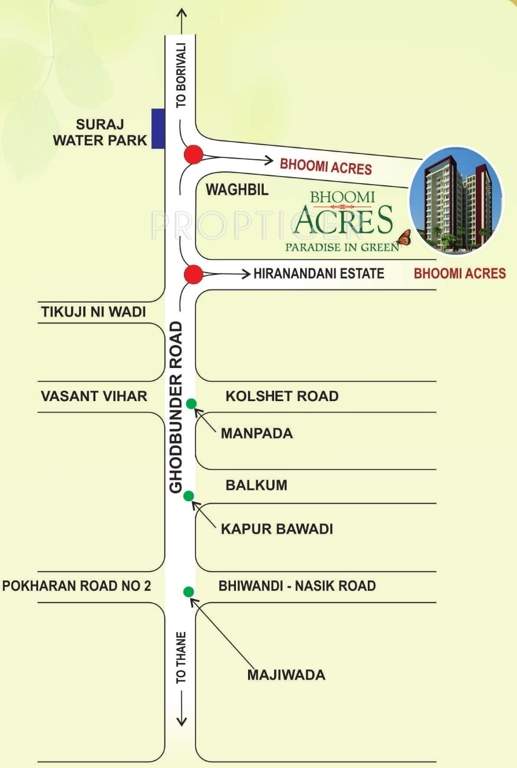acres Images for Location Plan of Bhoomi Acres