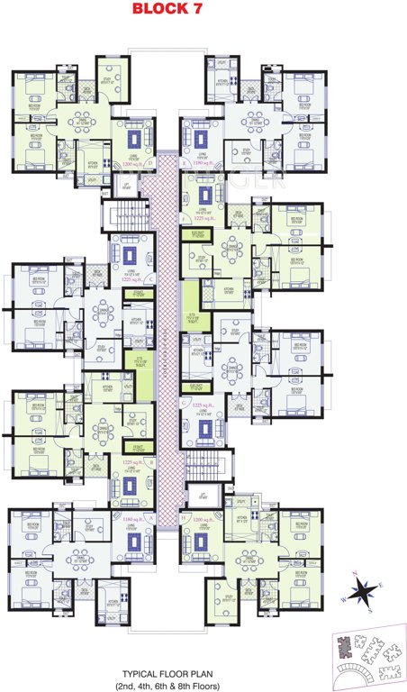  boulevard Block 7 Cluster Plan