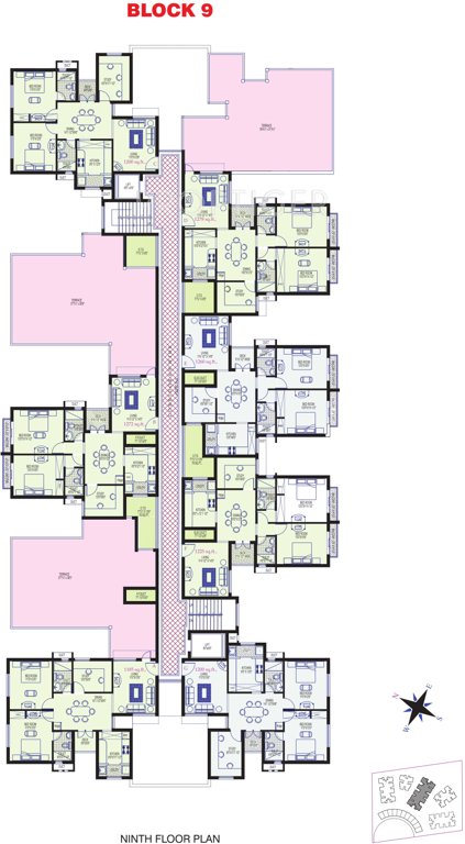  boulevard Block 9 Cluster Plan