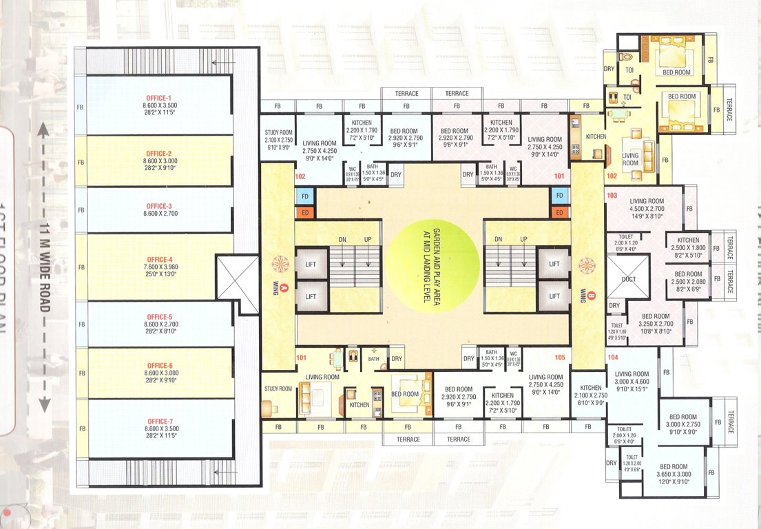 Images for Cluster Plan of Dubey Gayatri Heights