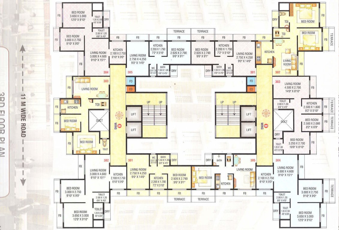 Images for Cluster Plan of Dubey Gayatri Heights