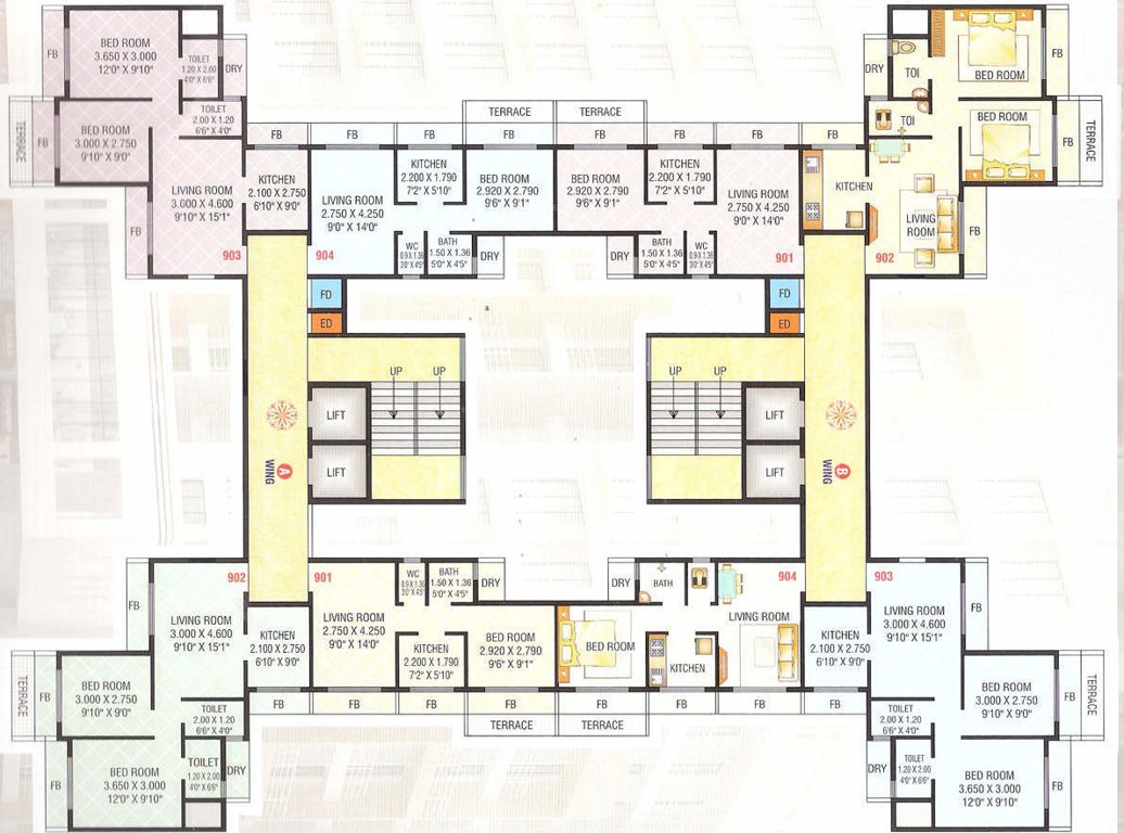 Images for Cluster Plan of Dubey Gayatri Heights