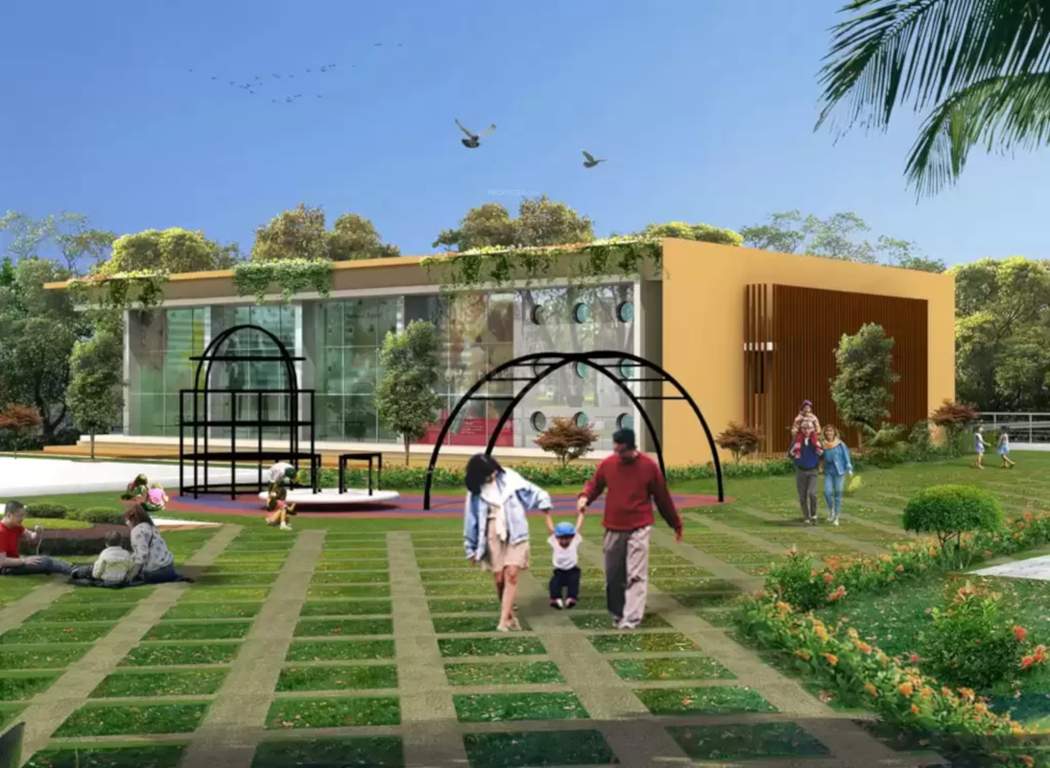 golden trellis Children's play area