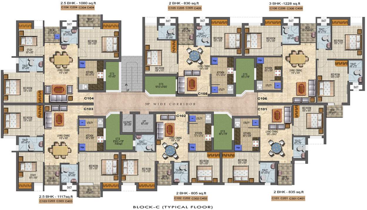 Images for Cluster Plan of Mettupakkam MF Vruksha