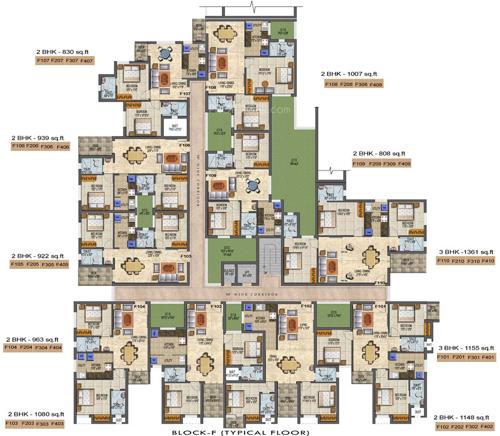 Images for Cluster Plan of Mettupakkam MF Vruksha