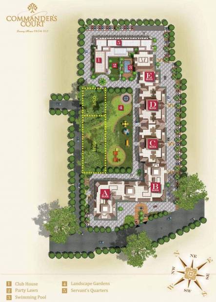 commanders-court Images for Site Plan of DLF Commanders Court