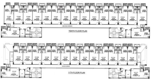  commanders-court Block F Cluster Plan from 10th to 11th Floor