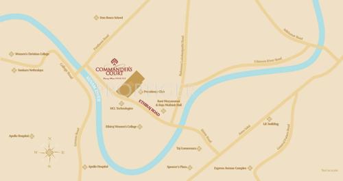 commanders-court Images for Location Plan of DLF Commanders Court