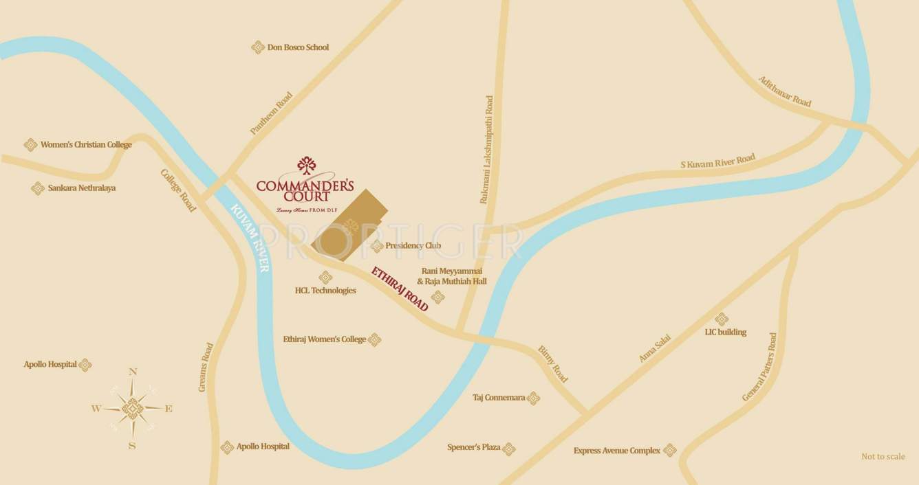 commanders court Images for Location Plan of DLF Commanders Court