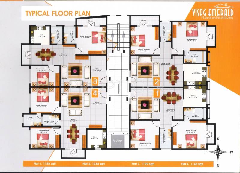 Images for Cluster Plan of Reputed Builder Visag Emerald