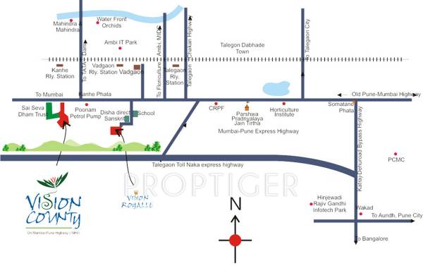 Images for Location Plan of Siddhivinayak Groups Vision County