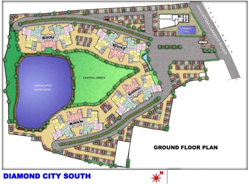  city-south Images for Master Plan of Diamond City South