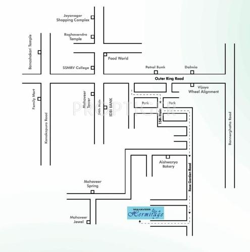  hermitage Images for Location Plan of Mahaveer Hermitage