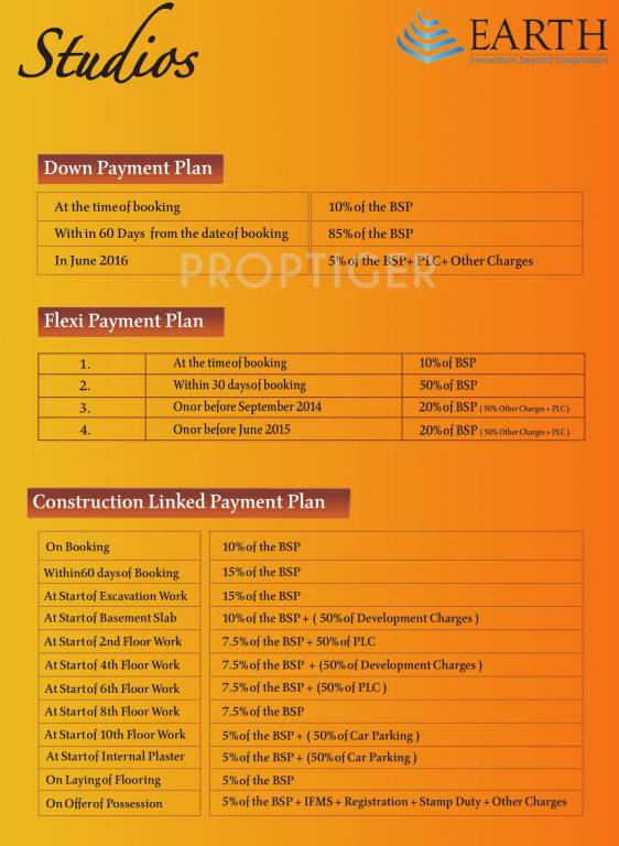 Images for Payment Plan of Earth Studios Payment Plan