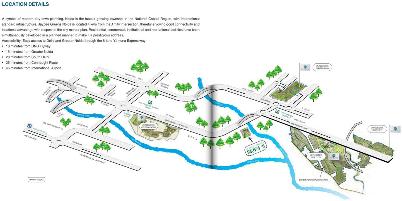 the orchards Images for Location Plan of Jaypee The Orchards