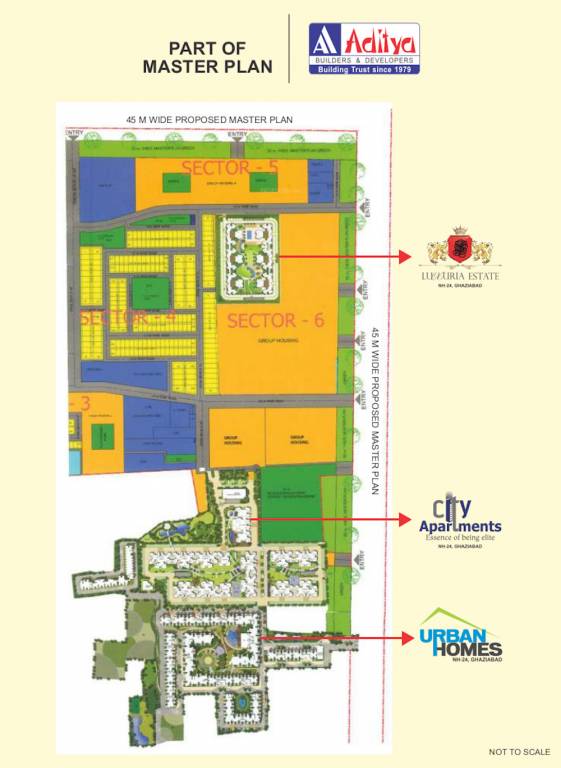  aditya world city Layout Plan