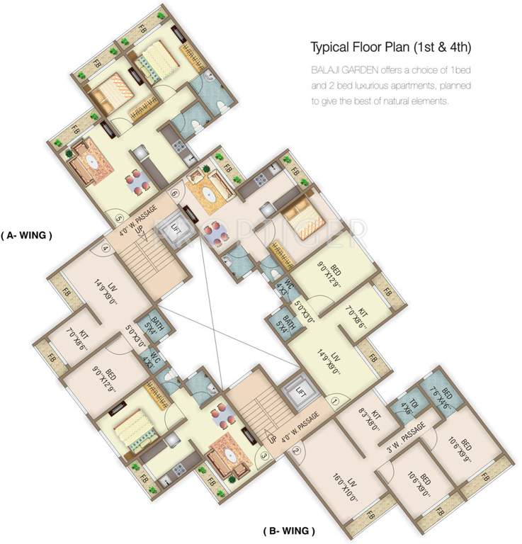 Images for Cluster Plan of Emkayen Group Balaji Garden